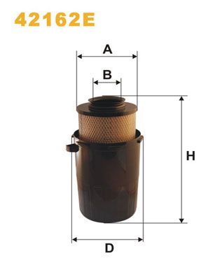 WIX FILTERS Ilmansuodatin 42162E